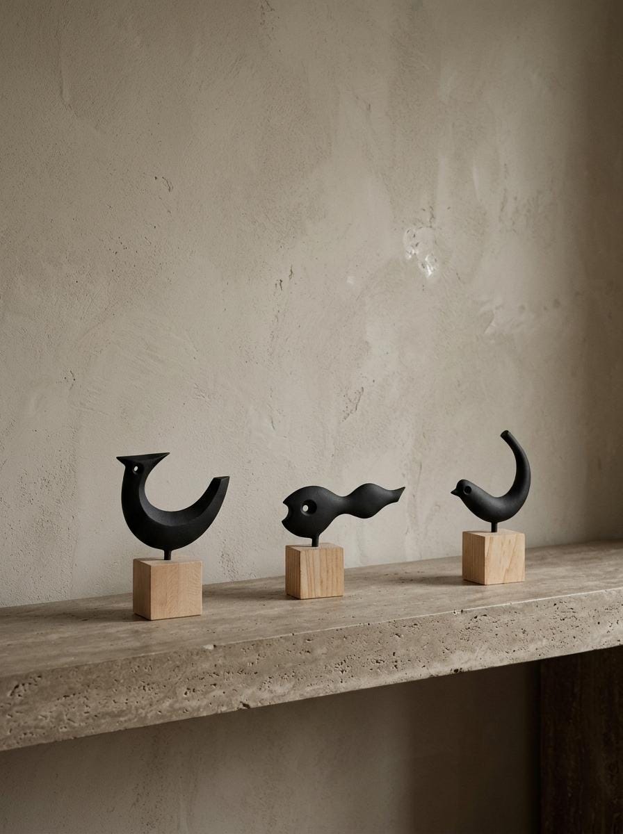 Kamasada Cast Iron Tadpole Sculpture, Shotaro Miya Japanese Nambu Ironware, Modernist Animal Art Object